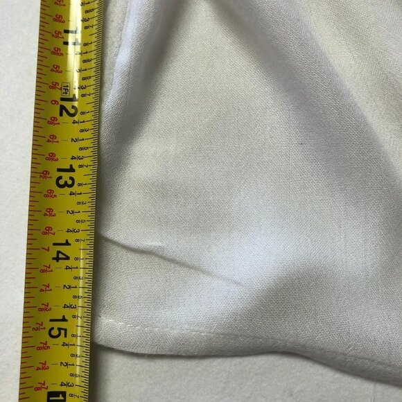 O'neill Rocco White Boho Peasant Embroidered 3/4 Sleeve Top Size Small - Picture 9 of 11